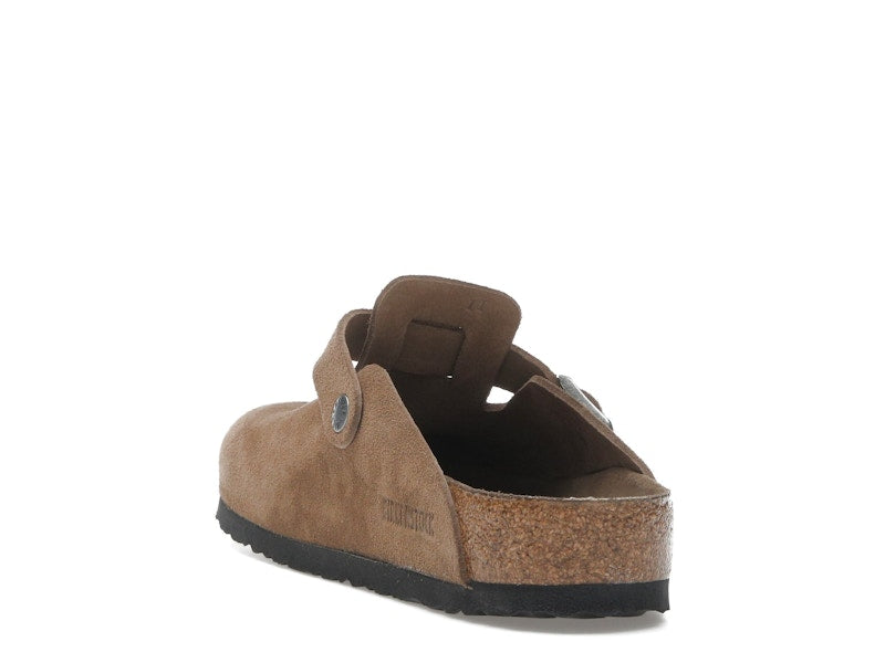 Birkenstock Boston Soft Footbed Suede Dark Tea Tonal