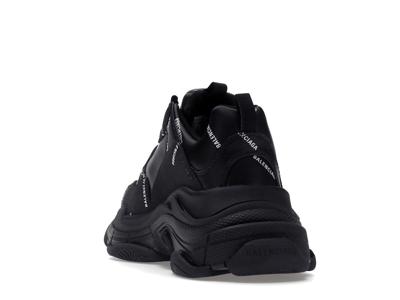 Balenciaga Triple S Black Logo (Women's)