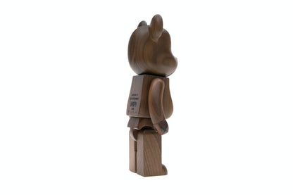 Bearbrick WORLD WIDE TOUR KAWS (Karimoku Wood) 400% Wood