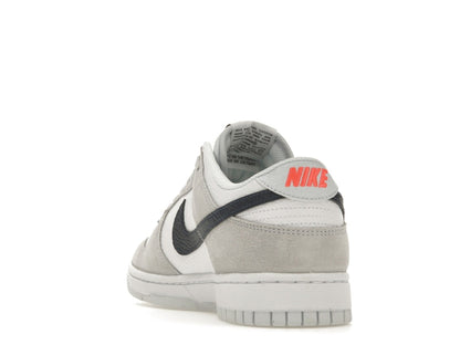 Nike Dunk Low White Grey Navy Aqua Mini Swoosh