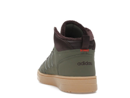 adidas Rapid Court Mid Winterized Olive Strata Shadow Brown Gum