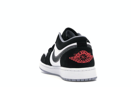 Jordan 1 Low Black White Wolf Grey Infrared 23