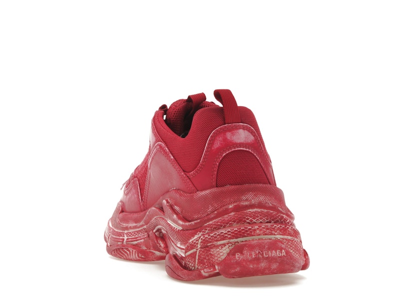 Balenciaga Triple S Faded Red