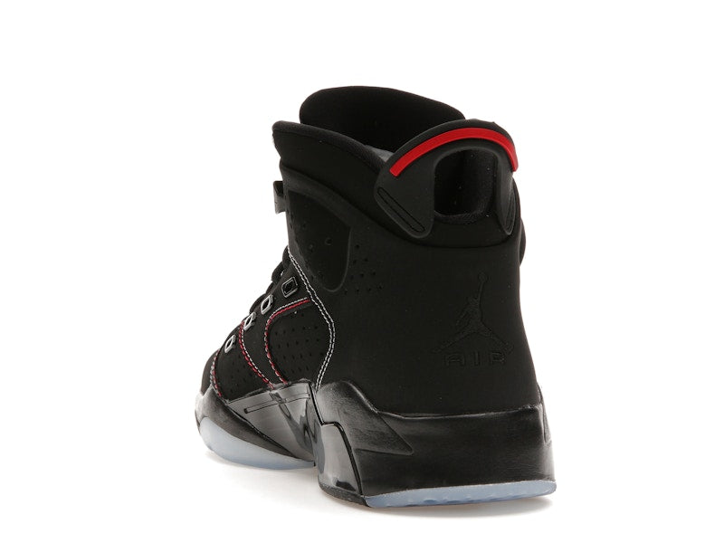 Jordan 6-17-23 Black White Red Contrast Stitching