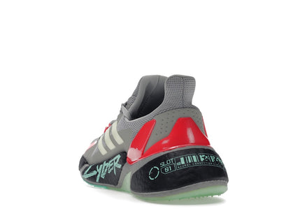 adidas X9000L4 Cyberpunk 2077 Grey Yellow Zest Pink