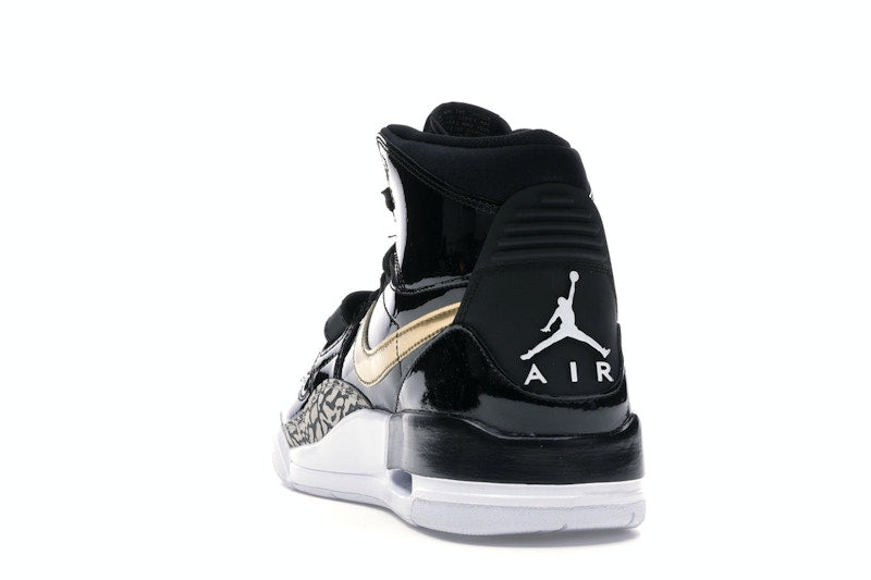 Jordan Legacy 312 Black Gold Patent