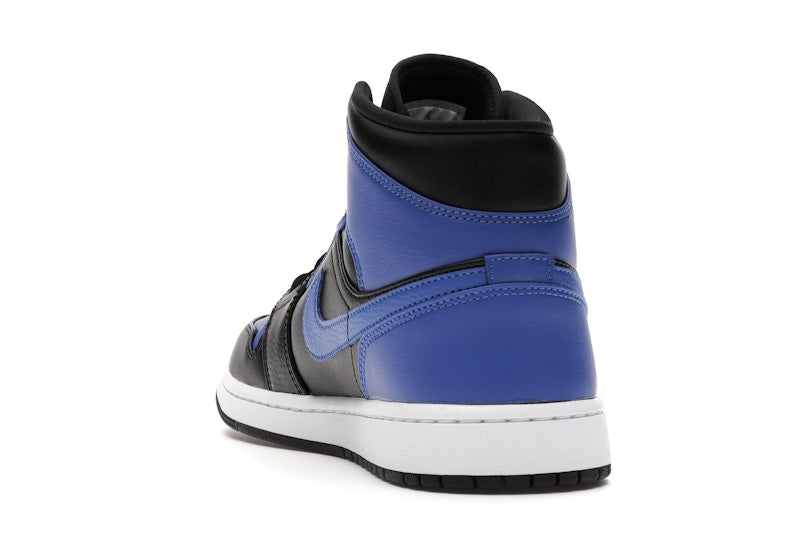 Jordan 1 Mid Hyper Royal Tumbled Leather