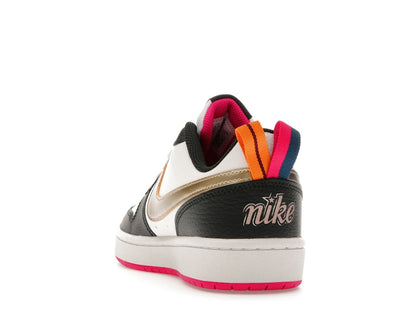 Nike Court Borough Low 2 Off Noir Pink Prime (GS)