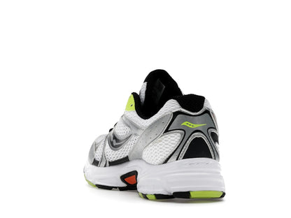 Saucony Grid Ride Millennium White Silver Lime Orange