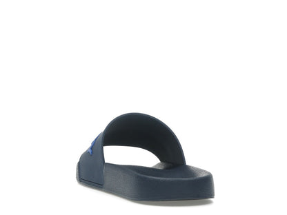 Burberry Embossed Logo Slide Blue