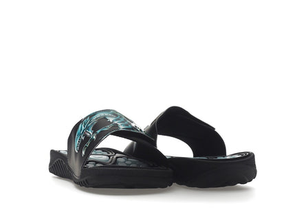 adidas Reptossage Hook-And-Loop Slides Yu-Gi-Oh! Blue Eyes White Dragon