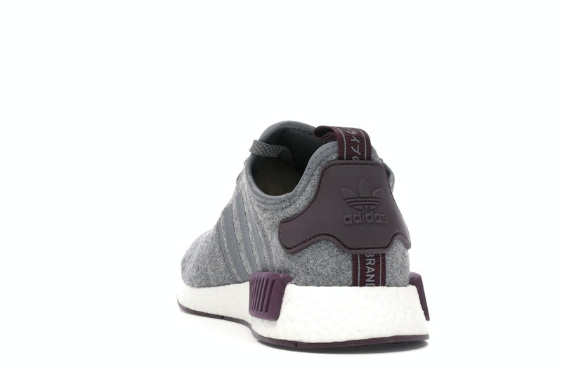 adidas NMD R1 Wool Grey Four Maroon