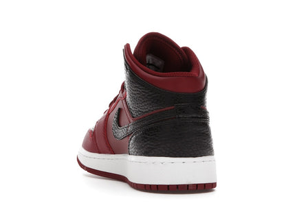 Jordan 1 Mid Team Red Black White (GS)