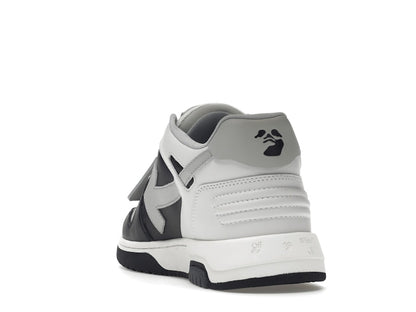 OFF-WHITE Out Of Office OOO Low Tops Light Grey Black