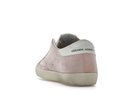 Golden Goose Super Star Pink Suede White