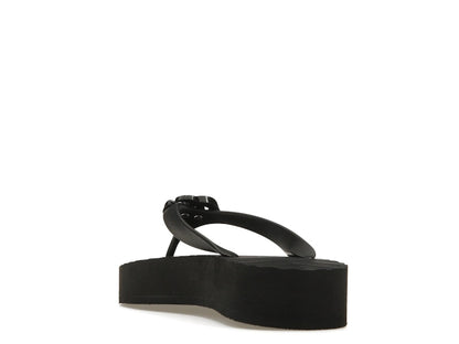 Gucci Chevron Thong Sandal Black Rubber