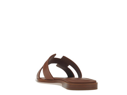 Hermes Oran Sandal Gold Box Calfskin Leather
