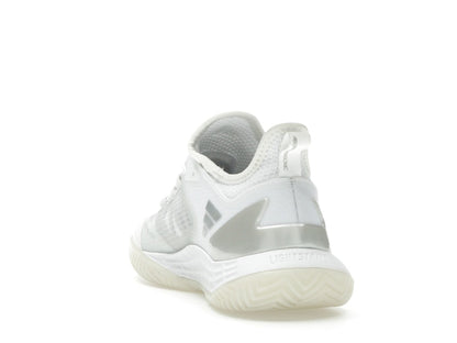 adidas Adizero Ubersonic 4.1 Cloud White Silver Metallic Grey (Women's)