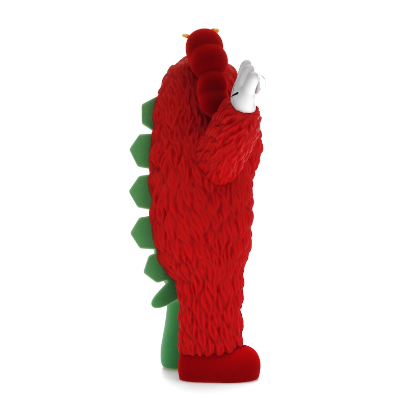 KAWS KACHAMUKKU Vinyl Figure Green/Red