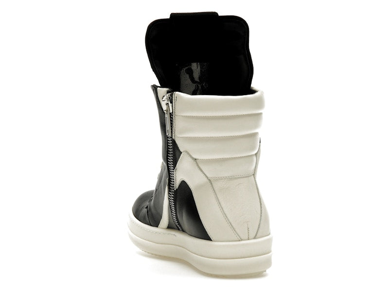 Rick Owens Strobe Geobasket High Black Milk