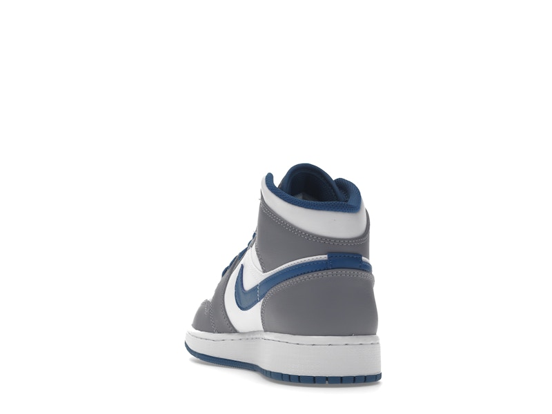 Jordan 1 Mid True Blue Cement (GS)