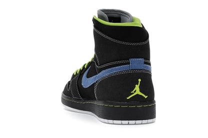 Jordan 1 Retro High Black Cyber Blue Sapphire