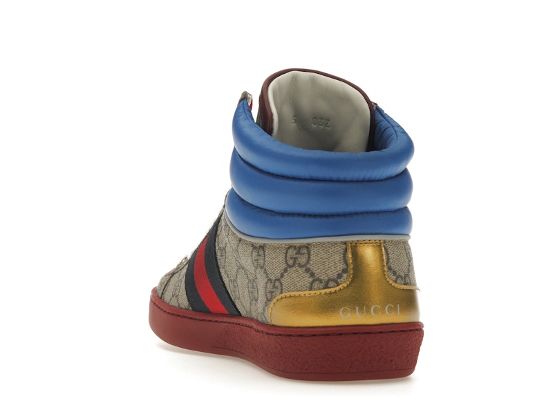 Gucci Ace GG High Top Beige Ebony