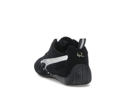 Balenciaga x Puma Speedcat Suede Distressed Black White
