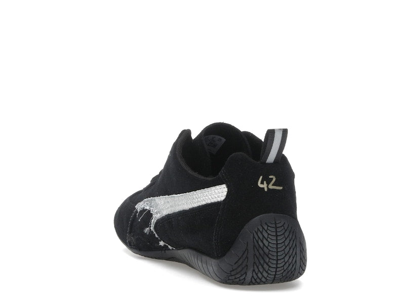 Balenciaga x Puma Speedcat Suede Distressed Black White