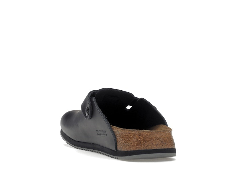 Birkenstock Boston Super Grip Leather Black
