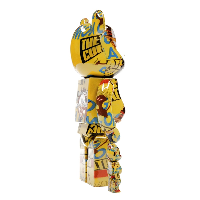 Bearbrick Andy Warhol x Jean-Michel Basquiat #3 100% & 400% Set