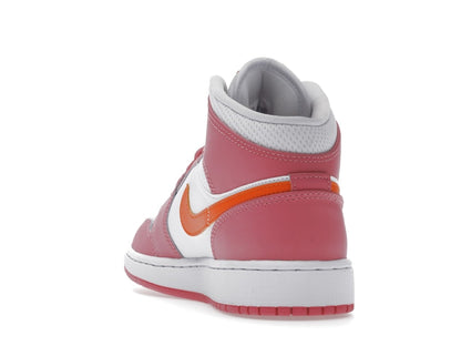 Jordan 1 Mid Pinksicle Safety Orange (GS)