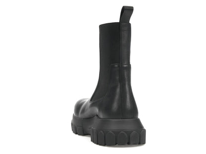 Rick Owens Lido Beatle Bozo Tractor Boots Black