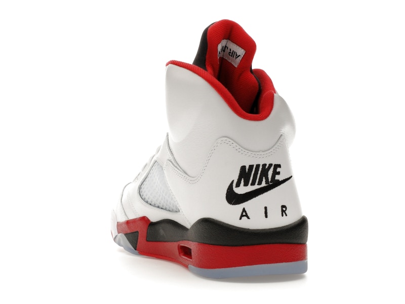 Jordan 5 Retro Fire Red Black Tongue (2025)
