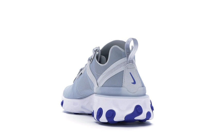 Nike React Element 55 Pure Platinum Racer Blue