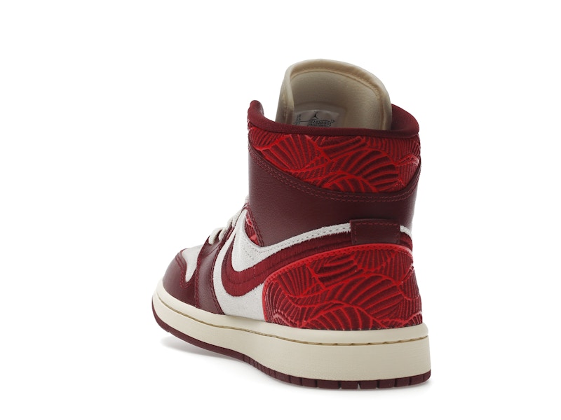 Jordan 1 Mid SE Tiki Leaf Team Red (Women's)