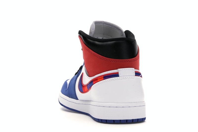 Jordan 1 Mid Multi-Color Swoosh