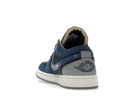 Jordan 1 Low SE Craft Obsidian French Blue Ashen Slate White
