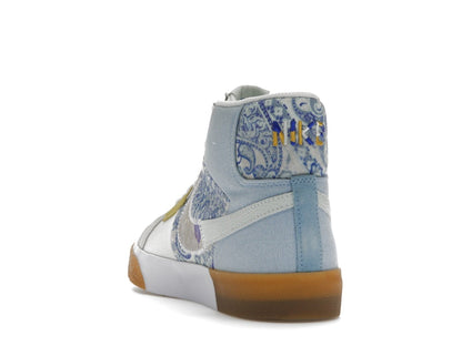 Nike SB Zoom Blazer Mid Premium Floral Paisley Boarder Blue