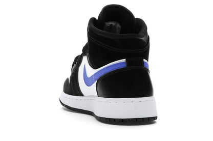 Jordan 1 Mid Black Racer Blue White (GS)
