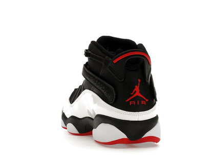 Jordan 6 Rings Black White Varsity Red