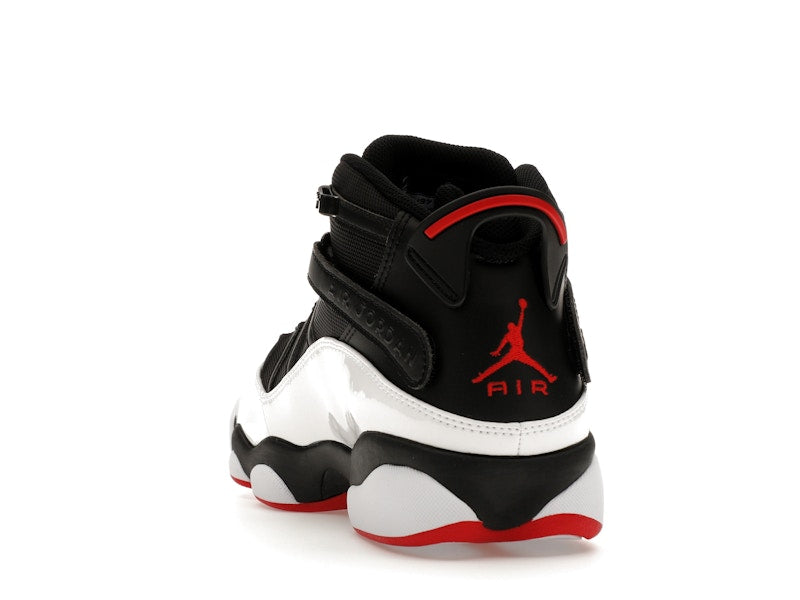 Jordan 6 Rings Black White Varsity Red