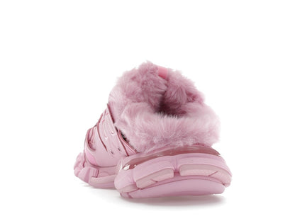 Balenciaga Track Mule Pink Faux Fur (Women's)