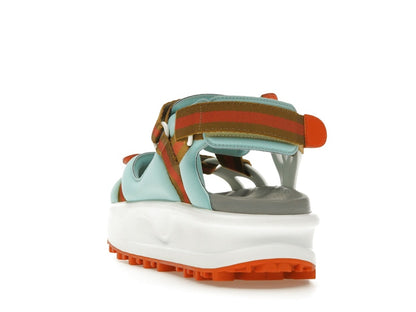 Gucci Colour Block Platform Sandal White Blue Orange (Women's)