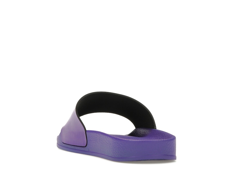 OFF-WHITE Off Stamp Slide Dark Violet Black (Women's)