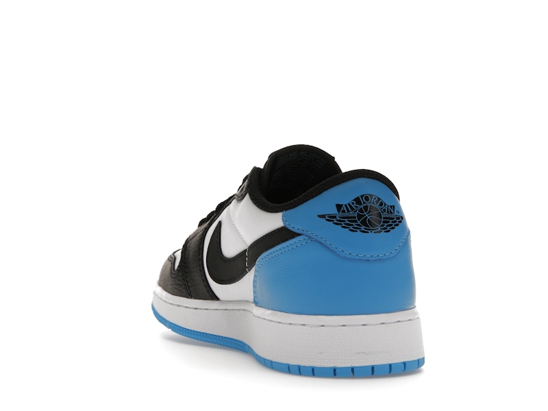 Jordan 1 Retro Low OG Black Dark Powder Blue (GS)