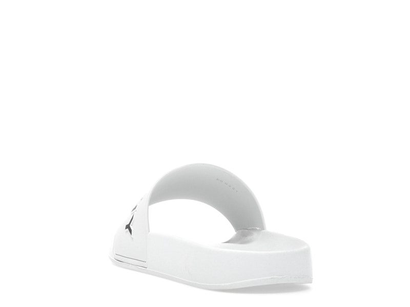 Givenchy Paris Flat Sandals White Black