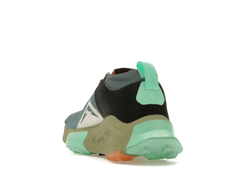 Nike ZoomX Zegama Trail Light Slate Grey Glow Green Bone Black