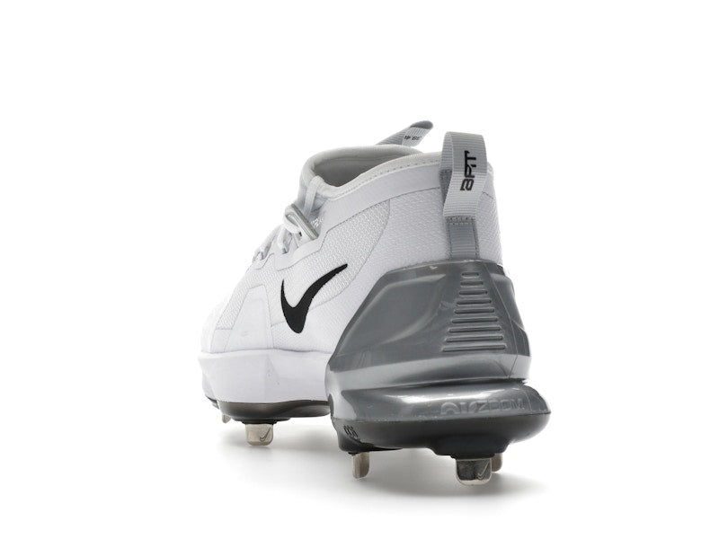 Nike Force Zoom Trout 9 Elite White Black Pure Platinum Metallic Silver