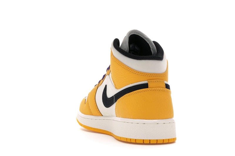 Jordan 1 Mid SE Lakers (GS)